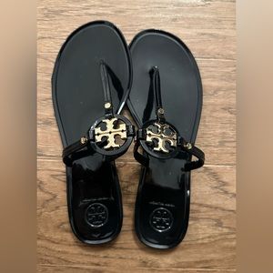 Tory Burch Black Sandals size 7